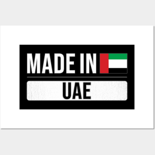 Made In UAE - Gift for Emirati With Roots From United Arab Emirates Posters and Art